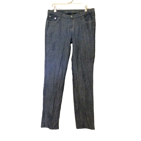 G Unit Clothing Co Jeans Jrs 15 Blue Metallic Stretch Straight Cotton - Picture 6 of 7